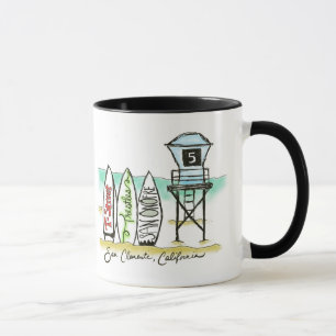Surf San Clemente Coffee Mug