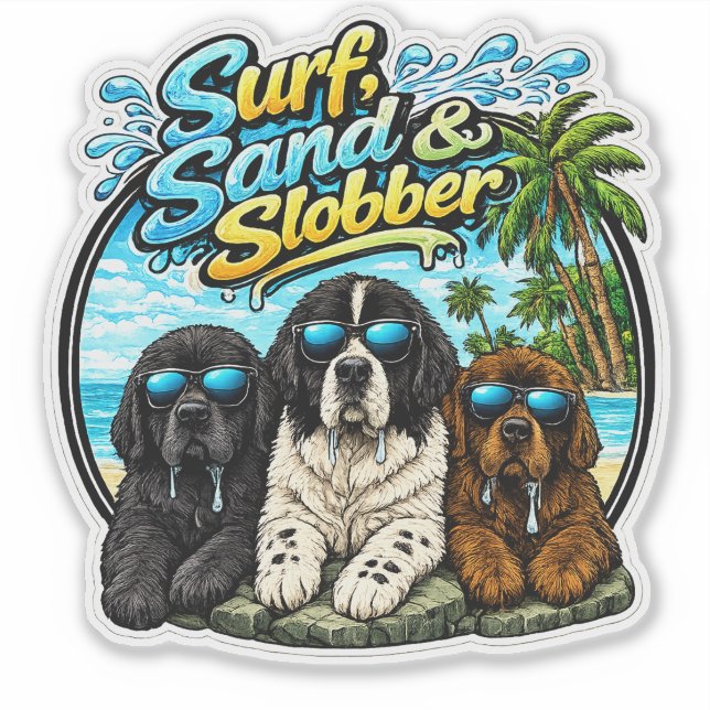 Surf Sand and Slobber (Front)