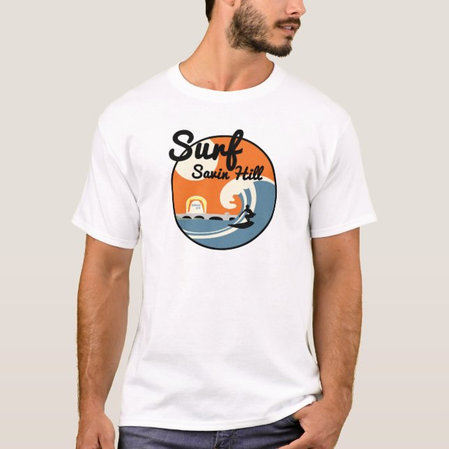 Surf Savin Hill - Dorchester's favourite beach! T-Shirt (Front)