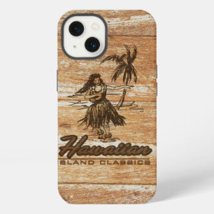 Surf Shack Hawaiian Faux Wood iPhone 13 Case