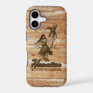 Surf Shack Hawaiian Faux Wood Surfboard