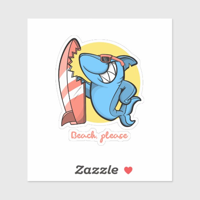 Surf Shark Beach Please (Sheet)