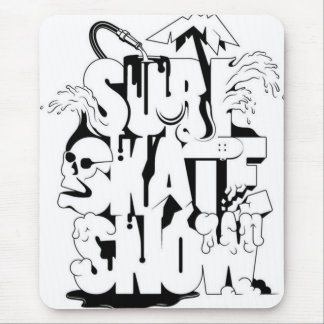 Surf Skate Snow mousepad