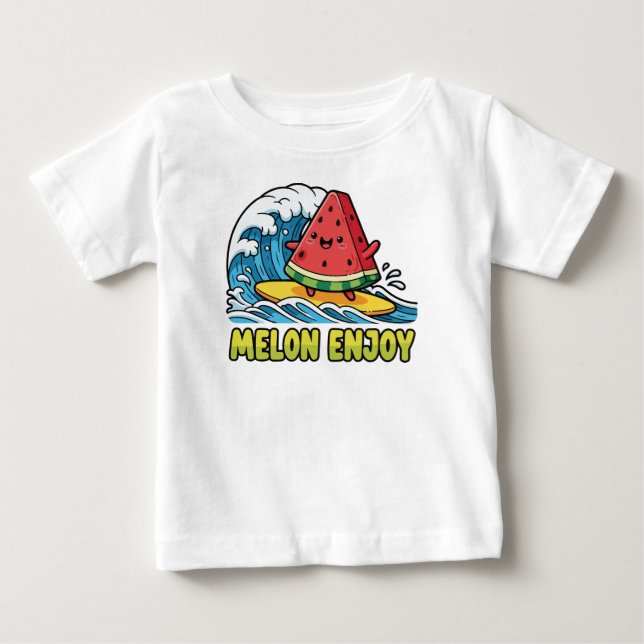 Surf & Snack Baby T-Shirt (Front)
