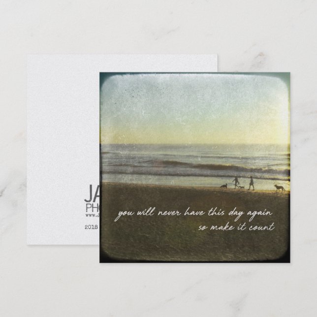 SURF STROLL 5.25 x 5.25 card (Front/Back)