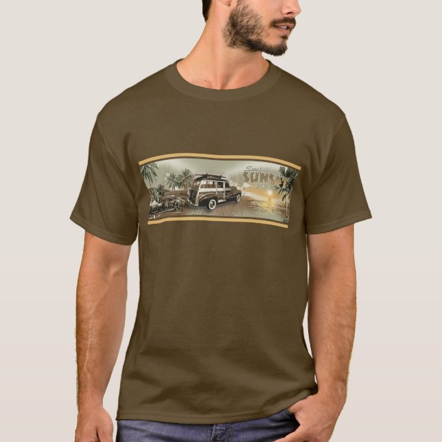 surf sunset T-Shirt (Front)