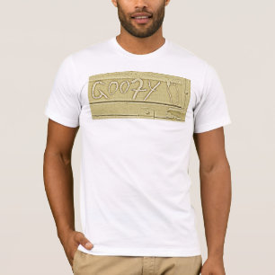 Surf surfboard Goofy foot surfing Gold yellow T-Shirt