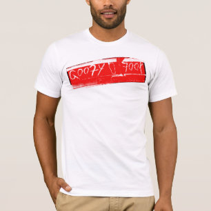 Surf surfboard goofy foot surfing Red white T-Shirt