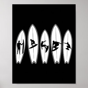Surf Surfer Surfboard Surfing Poster