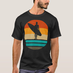 Surf Surfing Surfboard Sunset 70s 80s Surfer Summe T-Shirt