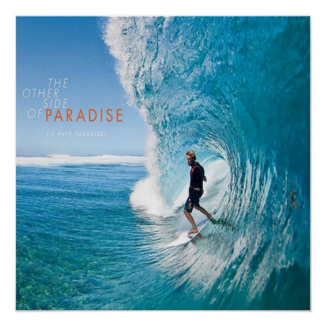 Surf Surfing Surfer Poster (Front)