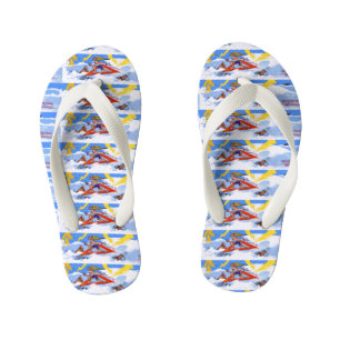 Surf The Bermuda Triangle toddler flip flops