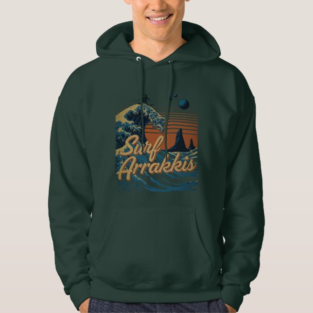 Surf the Dunes of Arrakis Hoodie (Front)