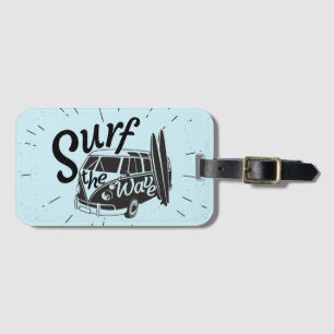 Surf The Wave Luggage Tag