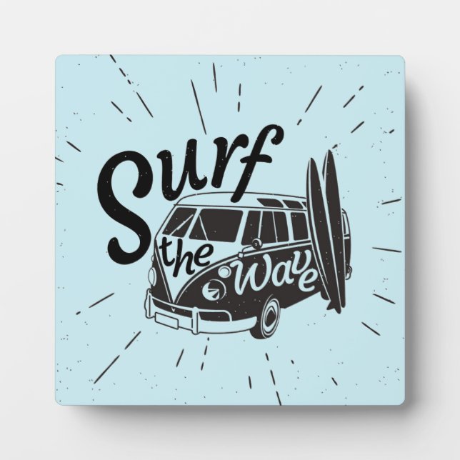 Surf The Wave Plaque (Front)