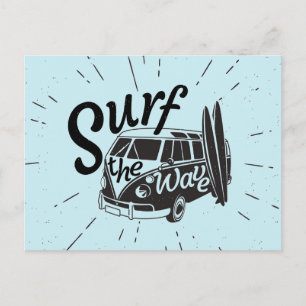 Surf The Wave Postcard