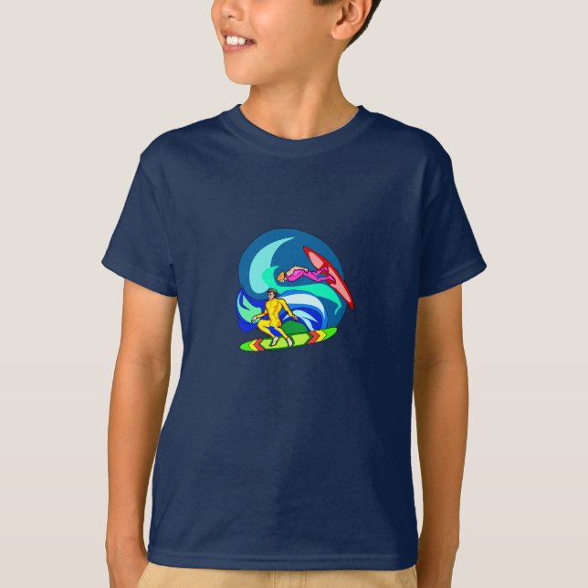 Surf the Wave - T-Shirt (Front)