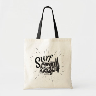Surf The Wave Tote Bag