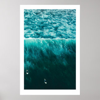 Surf Triptych Art Prints Scandi Ocean Beach