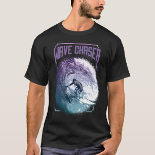 Surf Wave Chaser in action T-Shirt