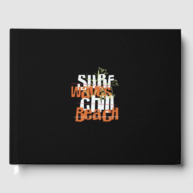 surf waves chin beach guest book (Front)