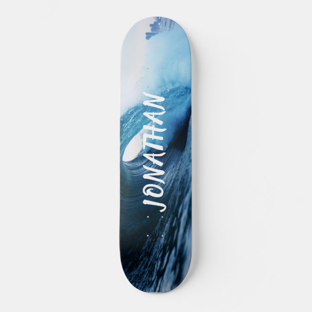 Surf WAVES theme Skateboard (Front)