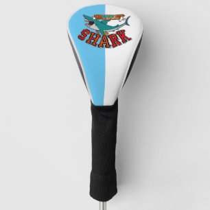 Surf with the shark golf head cover