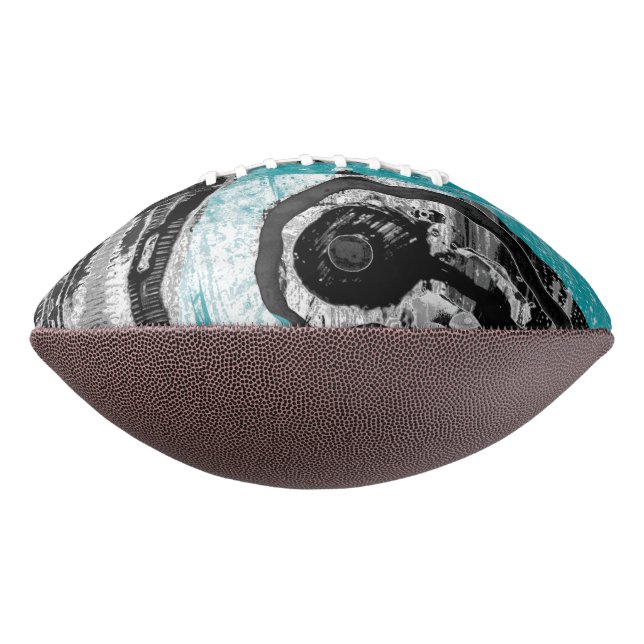 Surface Current – Abstract Flow & Structure Carbon American Football (Rotated 270)