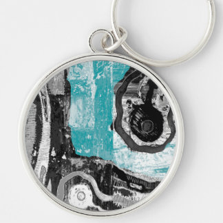 Surface Current – Abstract Flow & Structure Premiu Key Ring