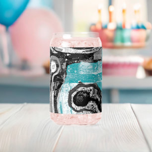 Surface Current –  Flow & Structure Drinkware Set Can Glass