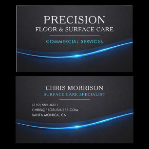 Surface Flooring Care Specialist Business Card