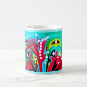 Surface of an alien moon art coffee mug