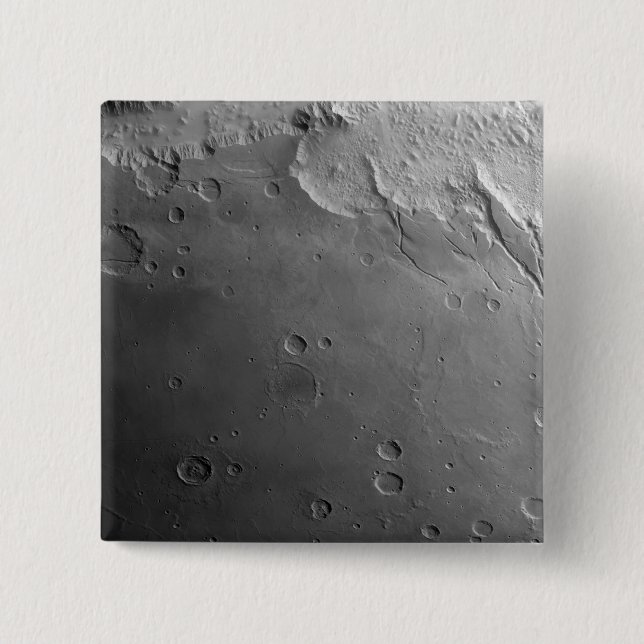 Surface of Mars 2 15 Cm Square Badge (Front)