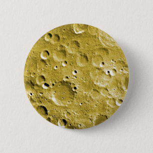 Surface of the moon 6 cm round badge