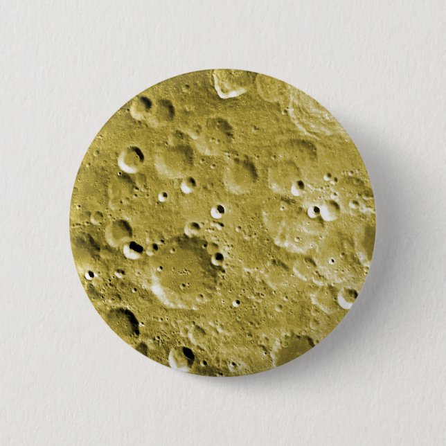 Surface of the moon 6 cm round badge (Front)