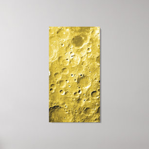 Surface of the moon canvas print
