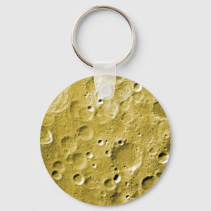 Surface of the moon key ring