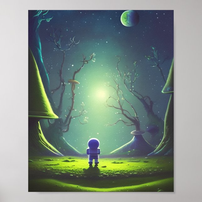 Surface of the Moon Triptych Poster (Front)
