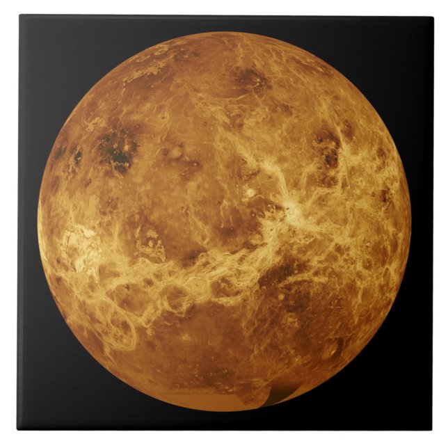 Surface of the Planet Venus Tile (Front)