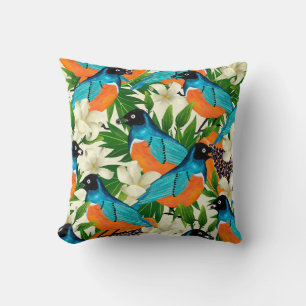Surface pattern with papaya fruits,leaves and flow cushion
