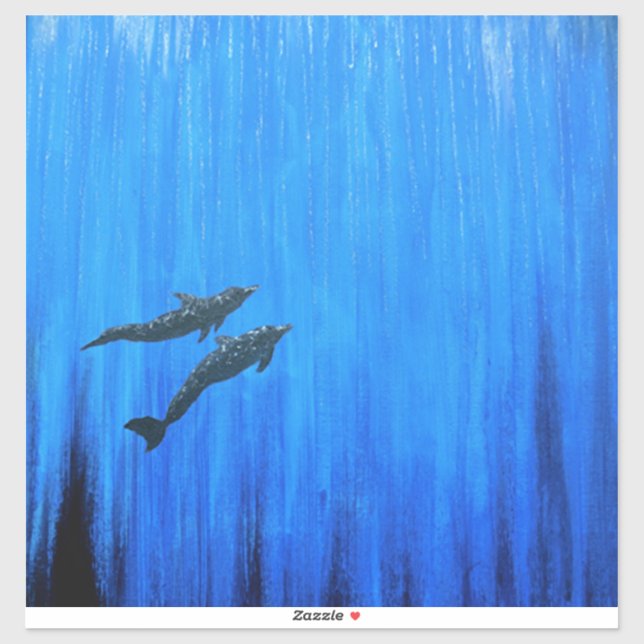 Surfacing dolphins #1 (Sheet)