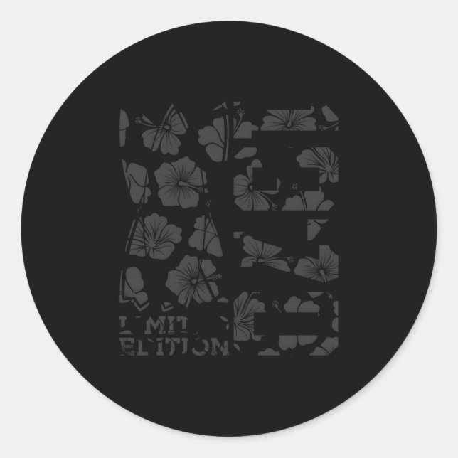 Surfboard 1970 Surfer 53Rd Surfing Classic Round Sticker (Front)