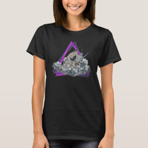 Surfboard 90s Vaporwave Waves Surfing Synthwave Su T-Shirt