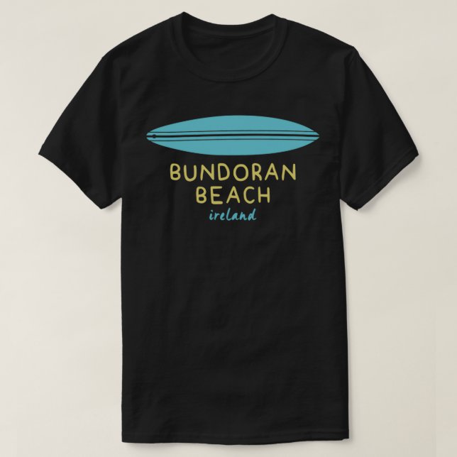SURFBOARD BUNDORAN BEACH IRELAND T-Shirt (Design Front)