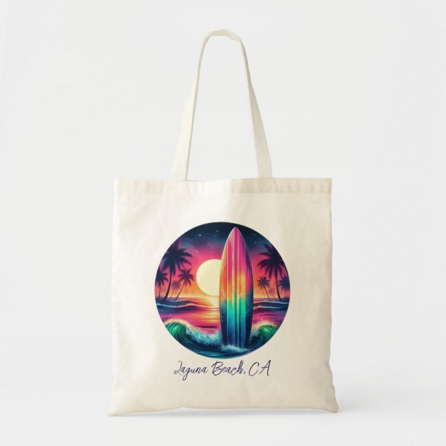 Surfboard Escape- Tote Bag (Front)