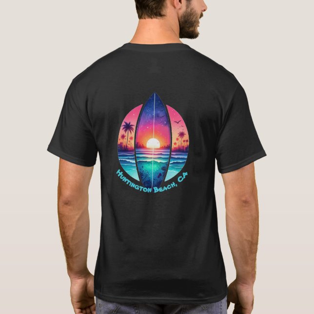 Surfboard in the Sunset T-Shirt (Back)