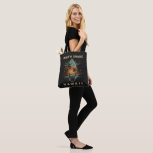 Surfboarder North Shore Hawaii Tote Bag