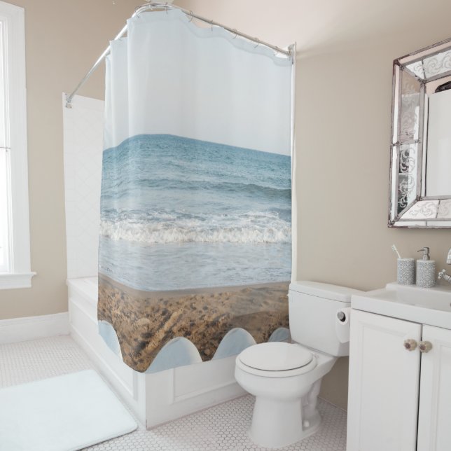 Surfboards Beach Dream #1 #travel #wall #art Shower Curtain (In Situ)