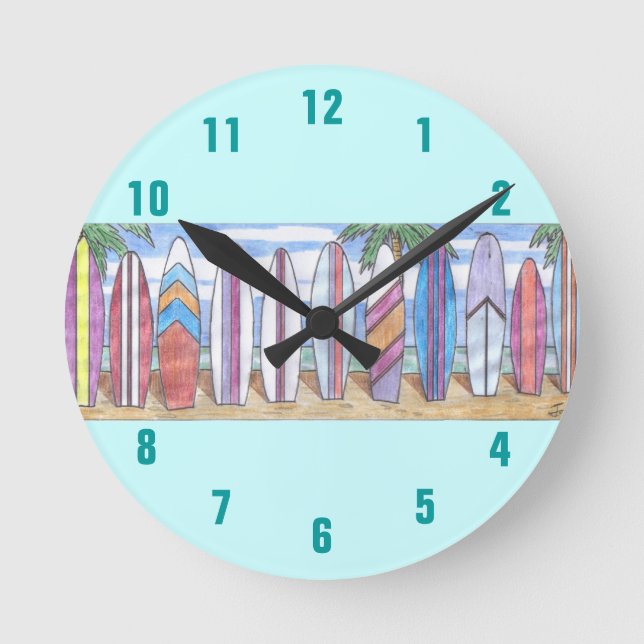 SURFBOARDS clock (Front)