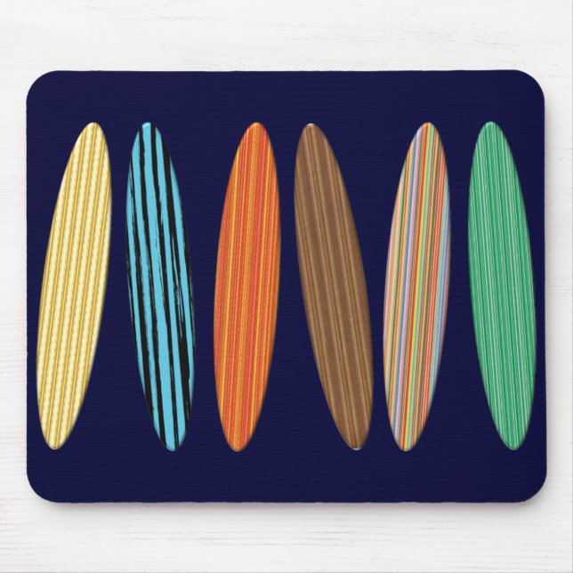 Surfboards Mouse Mat (Front)